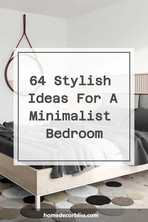 64 Stylish Ideas for a Minimalist Bedroom Minimalist Bedroom Ideas, Minimalist Space, Statement Rug, Painted Brick, Small Room Bedroom, Functional Furniture, Exposed Brick, Eclectic Style, Window Seat