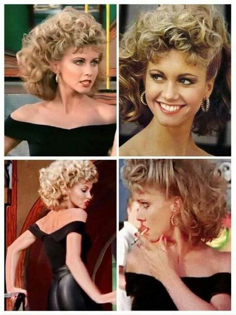 ~ Olivia Newton-john (Sandy) Sandy Grease Hair, Bad Sandy Grease, Olivia Newton John Grease, Grease Outfits, Grease Costume, Grease Party, Sandy Hair, Sandy Grease, Grease Movie