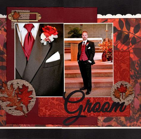 Wedding Scrapbook Pages, Wedding Scrapbooking Layouts, Love Scrapbook, Album Scrapbook, Memory Scrapbook, Wedding Scrapbook, Photo Layouts, Scrapbook Sketches, Creative Memories