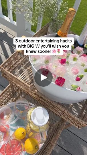 29K views · 214 reactions | #ad Level up your outdoor entertaining with @BIG W Australia 🌸🌷 I put together this entire outdoor table setting using items from BIG W and my friends and family absolutely loved it! H | Selina’s Home | Selina’s Home · Original audio Outdoor Brunch Table Setting, Outdoor Table Setting, Entertaining Hacks, Brunch Table Setting, Patio Container Gardening, Outdoor Brunch, Life Hackers, Brunch Table, Perfect Brunch