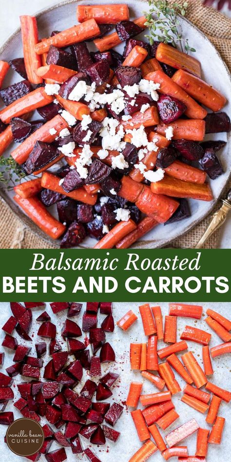 Easy Roasted Beets, Beet Carrot Recipes, Beet Side Dish Thanksgiving, Best Roasted Beets Recipe, Roasted Beet Recipes Dinner, Oven Roasted Beets Recipes, Beets Carrots Recipe, Beet Recipes Roasted, Roasted Beets And Carrots Oven