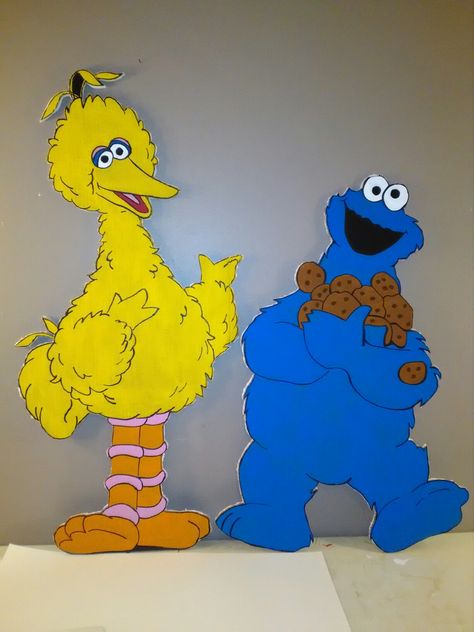 Character Props, Bird Character, Alice In Wonderland Props, 1st Birthday Party For Girls, Sesame Street Birthday Party, Bird Party, Birthday Decorations Kids, Sesame Street Party, Bird Birthday