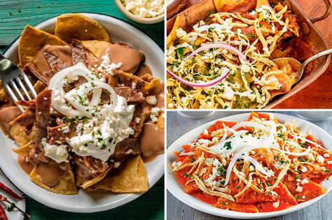 7 recetas de chilaquiles mexicanos tradicionales que amarás Latino Recipes, Healthy Lunch Snacks, Lunch Snacks, Quesadillas, Top Secret, Burritos, Mexican Food, Pulled Pork, Healthy Lunch