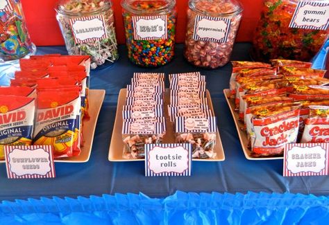 sports themed graduation party ... Baseball Baby Shower Decorations, Baby Shower Ideas For Boys, Softball Party, Baseball Theme Birthday, Baseball Theme Party, Sports Baby Shower, Sports Birthday Party, Ideas Baby Shower, Baseball Birthday Party