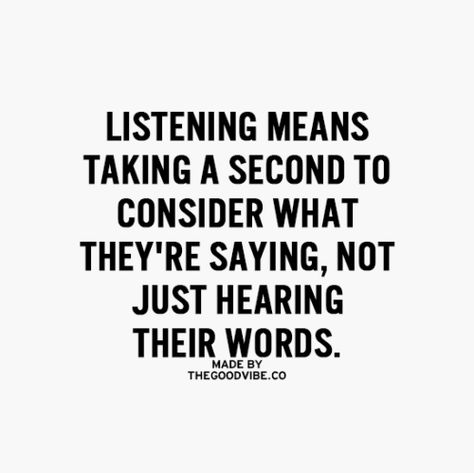 Quotes, true Quotes Listening, Positive Motivational Quotes, Notable Quotes, Quotes Of The Day, Genius Quotes, Quotes On Instagram, Good Listener, Positive Quotes Motivation, Best Love Quotes