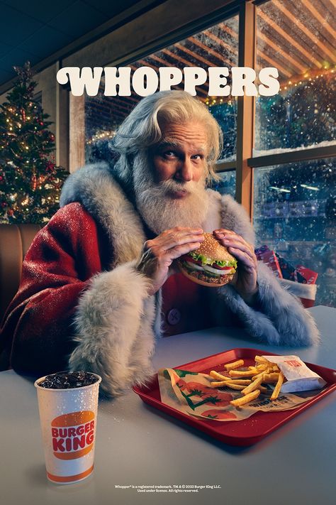 Burger King questions the existence of Santa in festive campaign Christmas Advertising Campaigns, Creative Burger, Business Intelligence Tools, Christmas Advertising, Driving Home For Christmas, King Design, Publicidad Creativa, Christmas Ad, Food Ads