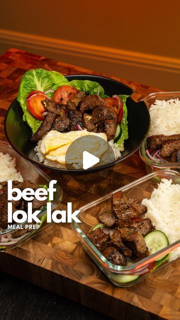 Beef Lok Lak, Meal Prep Ingredients, Lime Dipping Sauce, South East Asian, Beef Sirloin, My Childhood, Long Beach, Getting Old, Meal Prep