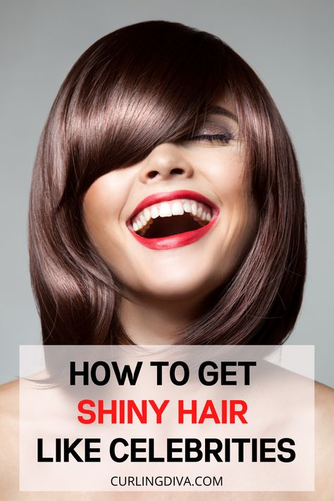 We look at celebrities and wonder how they manage to keep their hair smooth and shiny. They must have spent a fortune on their hair. From hiring the best stylists to using the best products, it is no wonder that these celebrities have the kind of hair they have. If you want to know to how to get shiny hair like celebrities, read on! #hairsecrets #hairhacks How To Get Sleek Shiny Hair, Get Shiny Hair, Soft Shiny Hair, Grease Hairstyles, Hair Secrets, Polished Hair, Hair Smooth, Hair Advice, Greasy Hair Hairstyles