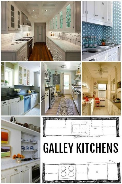 Unlock the potential of your kitchen space with galley kitchen layouts!  #KitchenDesign #GalleyKitchen #HomeImprovement Countertop Concrete, Kitchen Galley, Galley Kitchen Layout, Small Galley Kitchen, Galley Kitchen Design, Galley Kitchen Remodel, Kitchen Layouts, Galley Kitchens, Popular Kitchens