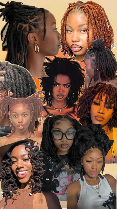 locs woman✨️ Loc Inspo Black Women Color, 90s Hairstyles For Black Women, Locs Woman, 90s Hair, Beautiful Locs, 90s Hairstyles, Locs Hairstyles, Black Girls Hairstyles, Aesthetic Hair