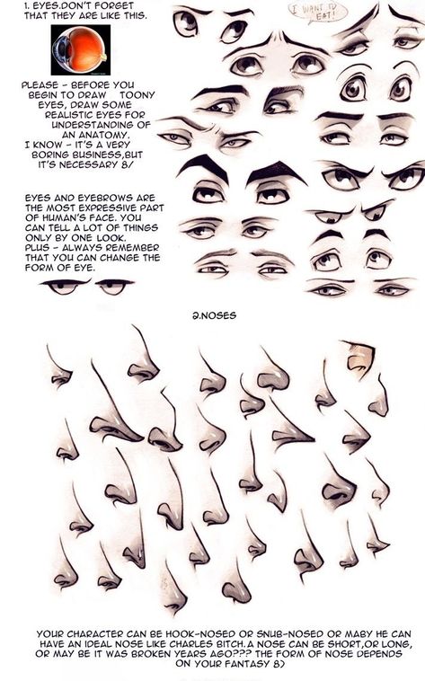 The Ol' Razzle Dazzle Face Tutorial, Drawing Face Expressions, Face Features, Character Making, Art Advice, Nose Drawing, Anatomy Sketches, Drawing Expressions, Figure Drawing Reference