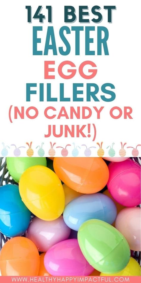 141 Best Easter Egg Fillers That Aren't Junk (Non-Candy Fun!) Easter Egg Filler Ideas, Egg Filler Ideas, Healthy Easter Basket, Adult Easter Egg Hunt, Easter Stuffers, Easter Egg Activities, Cool Easter Eggs, Easter Egg Stuffers, Egg Stuffers