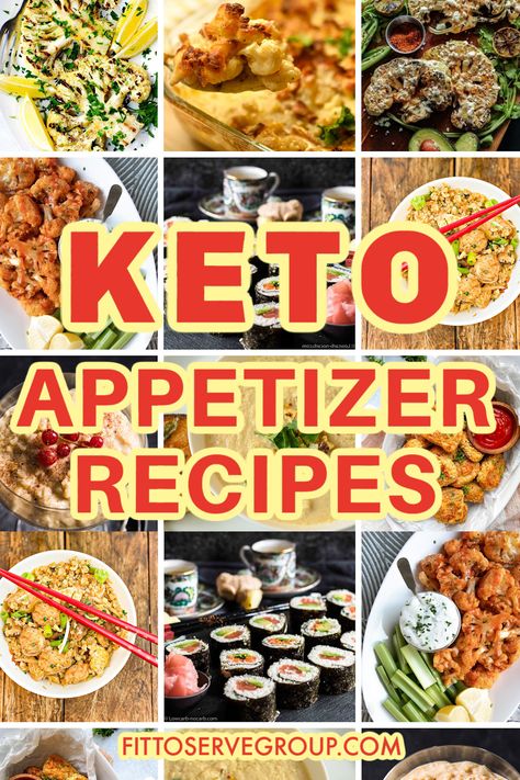 Are you on the search for some keto appetizer recipes for your next gathering? Look no further because this extensive collection of low-carb appetizers has something for everyone! Whether you are looking for a tasty appetizer for the holidays or Super Bowl Sunday, these delicious recipes have you covered. Keto Appetizer Recipes, Low Carb Appetizers, Super Bowl Sunday, Atkins Diet, Diets For Beginners, Low Carb Keto Recipes, Carb Diet, Keto Diet For Beginners, High Fiber