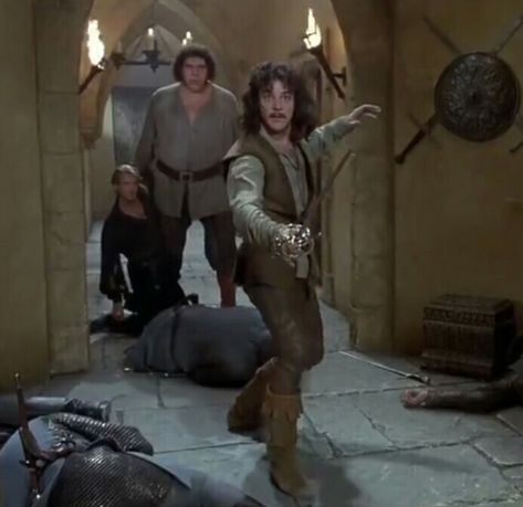 Inigo Montoya And Westley, Inigo Montoya Aesthetic, The Princess Bride Aesthetic, Princess Bride Aesthetic, Princess Bride Characters, Princess Bride Inigo Montoya, Princess Bride Movie, Warrior Training, Adventure Core