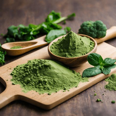 DIY Green Superfood Powder Superfood Aesthetic, Super Greens Powder Recipes, Veggie Powder, Vegetable Powders, Kale Powder, Vegetable Powder, Green Superfood Powder, Super Greens Powder, Greens Powder