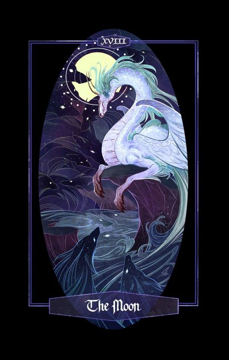 The Children of Litha Tarot Deck on Behance Tarot Cards Art Illustration, Design Quotes Art, Unique Tarot Decks, Moon Tarot Card, The Moon Tarot Card, 78 Tarot Cards, The Moon Tarot, Tarot Cards Art, Tarot Art