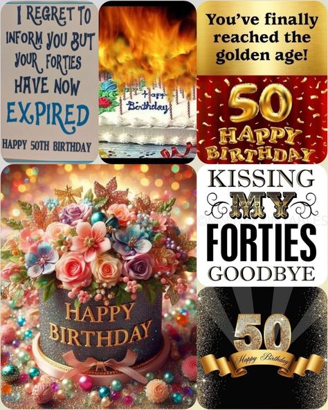 Happy 50th Birthday Wishes Female, Birthday Wishes Female, Happy 50th Birthday Wishes, Birthday Niece, 50th Birthday Wishes, Happy Birthday Wishes Messages, Birthday Kiss, Birthday Wishes Messages, Happy 50th Birthday