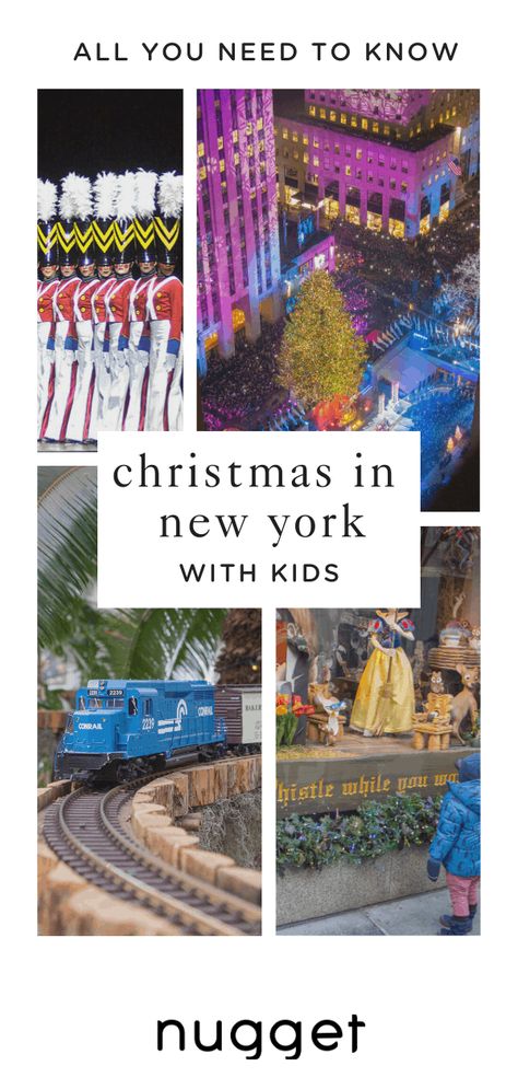 Christmas in New York: 10 Things Kids Love About The Holidays in NYC New York At Christmas With Kids, Things To Do In Nyc At Christmas Time With Kids, Nyc Christmas With Kids, Nyc With Kids Christmas, New York With Kids, Christmas Toy Store, Nyc Xmas, Rockettes Christmas, Fun Restaurants In Nyc