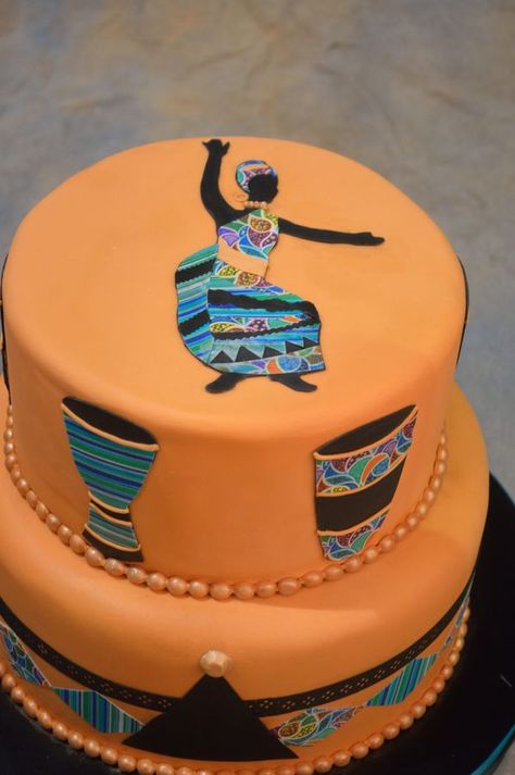 African Folk art themed cake made of the Icing Images category at the National Capital Area Cake Show. .. CakeCentral Africa Cake, African Wedding Cakes, African Cake, African Folk Art, Fancy Wedding Cakes, Cake Show, Traditional Wedding Cakes, Cake Central, Birthday Cake Recipe