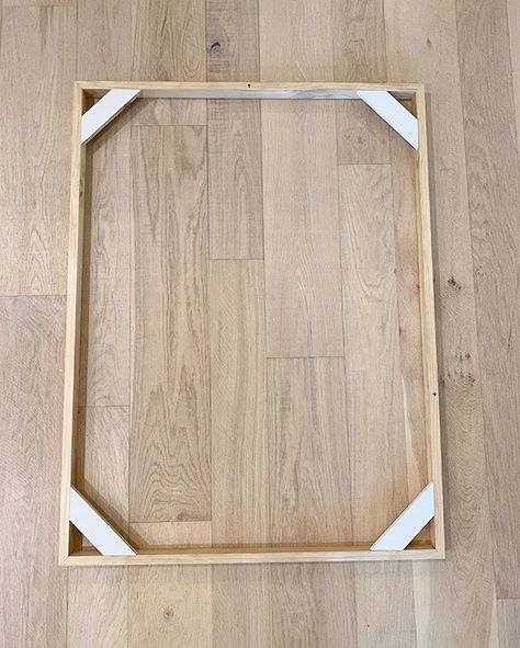 Diy Canvas Frame, Framing Canvas Art, Work Building, Diy Landscape, Floating Canvas Frame, Frame Diy, Wood Images, Diy Picture Frames, Frame Wood