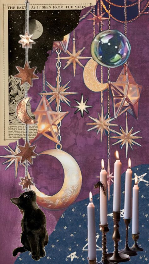 #phonewallpaper #witch #witchy #fantasy #spellbook Cat Witch Aesthetic, Fantasy Spellbook, Witch Phone Wallpaper, Witch Aesthetic, Spell Book, Color Crystal, Create Collage, Creative Play, Your Aesthetic