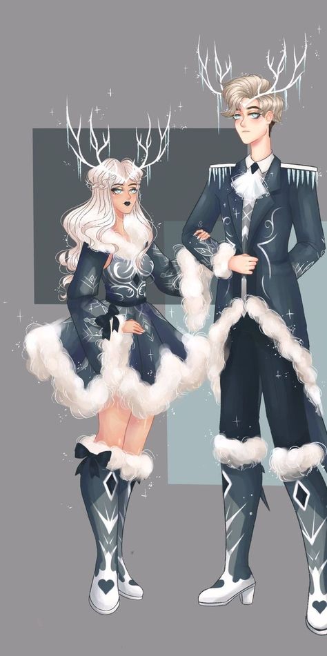 Non Binary Art, Winter Guardian, Outfit Ideas Christmas, Zodiac Sign Sagittarius, Royal Clothes, Skirt Winter, Cute Christmas Outfits, Female Drawing, Royal Clothing