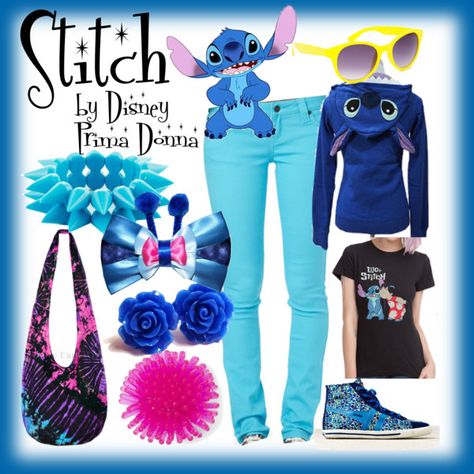 Stitch Bounding, Stitch Disneybound, Stitch Fit Outfits, Stitch Dti Outfit, Disney Bounding Stitch, Lilo And Stitch Inspired Outfits, Disney Bounding Lilo And Stitch, Disney Wear, Cute Disney Outfits