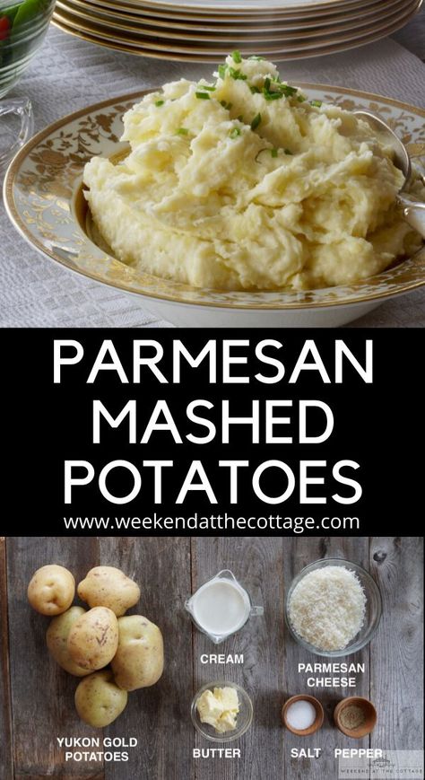 Vegetable Pies, Grated Carrot Salad, Parmesan Mashed Potatoes, Creamy Mash, Cheesy Mashed Potatoes, Gold Potatoes, Thanksgiving Menu Ideas, Cheese Butter, Potato Recipes Side Dishes