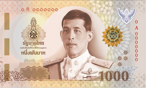 New Rama X Banknotes Unveiled Pound Money, Disney Princess Memes, Funny Cartoon Images, Dubai Video, United Nations Human Rights, Money Poster, Banknotes Money, Thai Royal Family, Stock Chart Patterns