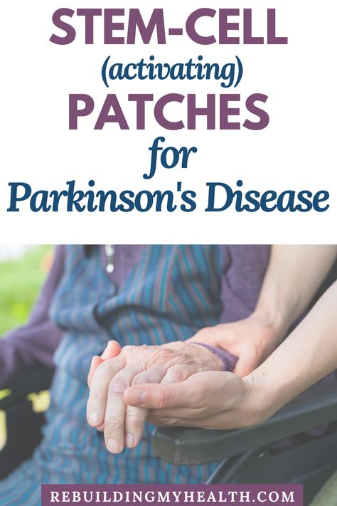 Learn about stem-cell activating patches for Parkinson's disease. Stem-cell patches dramatically eased one woman's Parkinson's symptoms. X39 Patch, Parkinsons Awareness, Crochet Jacket Pattern, Health Improvement, Reverse Aging, Dna Repair, Disease Symptoms, Stem Cell Therapy, Cell Therapy