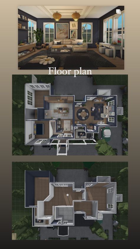 Blocksburg Farmhouse Layout, Bloxburg House Ideas 2 Floor Layout Medium, 60k Bloxburg House Layout, Loft Houses Bloxburg, Medium House Layout 2 Story Bloxburg, Alaska Violet Bloxburg House Layout, Bloxburg Home Ideas Layout, Blox Burg House Ideas Exterior, Bloxburg House Ideas Exterior Floor Plan