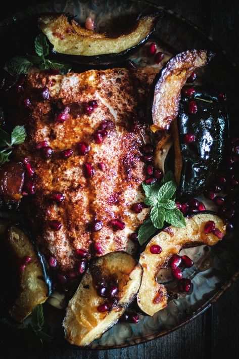 Moroccan Salmon Moroccan Salmon Recipe, Roasted Acorn Squash, Baked Salmon Recipes, Half Baked, Half Baked Harvest, Jewish Recipes, Acorn Squash, Paleo Whole 30, Salmon Recipe