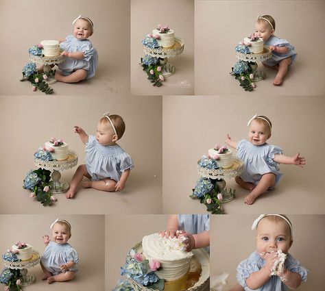 Simple Cake Smash, Boys 1st Birthday Cake, Cake Smash Pictures, Cake Smash Theme, Baby Birthday Photoshoot, First Birthday Photography, Organic Cake, 1st Birthday Girl Decorations, Photography Cake