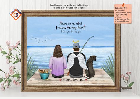 Sympathy Condolences, Son Memorial, Fish Memorial, Dad Bodies, Loss Of Father, Gift To Mom, Orange Square, In Memory Of Dad, Bereavement Gift