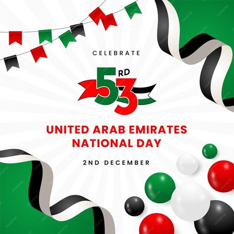 Premium Vector | United Arab Emirates National Day Celebration Poster Uae National Day Poster, Celebration Poster, Uae National Day, National Day, Arab Emirates, Photos Ideas, United Arab Emirates, Daily Quotes, Premium Vector