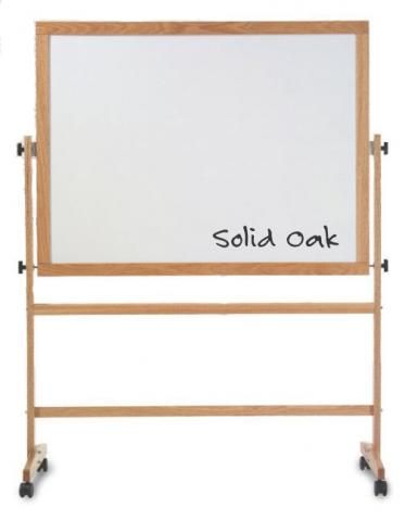 dry erase boards on stands | Displayed is a magnetic dry erase school room white board in a wooden ... Rolling Whiteboard, Diy Whiteboard, Whiteboard Stand, Clay Crafts For Kids, Dry Erase Boards, Room White, School Room, White Rooms, Dry Erase Board