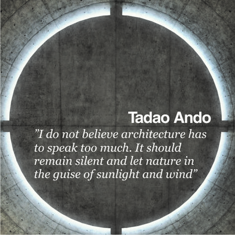 Meditation Space - UNESCO | Tadao Ando Architect Quotes, Koshino House, Tadao Ando Architecture, Famous Architecture, Tadao Ando, Famous Architects, Architecture Quotes, Japanese Architecture, Architecture Student