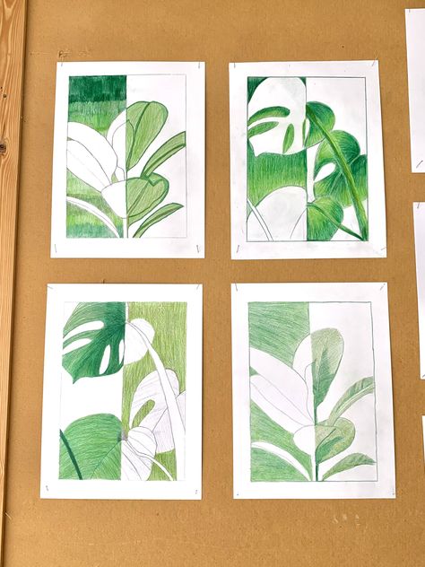 Botanical Art Projects, Nature Inspired Art Projects, Year 6 Art Projects, Eighth Grade Art Projects, Quick Middle School Art Projects, 7th Grade Art Lessons, Highschool Art Project, 7th Grade Art Projects, 8th Grade Art Projects