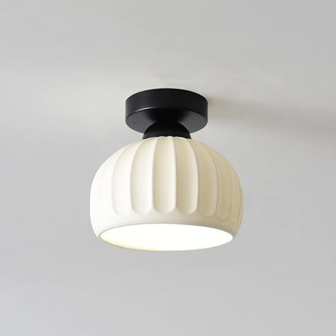 ACLBLK Mid Century Gold Semi Flush Mount Ceiling Light Ceramic Black White Glass Dome Nordic Lighting Small Ceiling Light Fixture for Hallway Farmhouse Porch Entryway Foyer Bathroom Cafe - Amazon.com Nordic Lighting, Nordic Lights, Glass Ceiling Lights, Dome Lighting, Ceiling Light Fixture, Glass Ceiling, Ceiling Chandelier, Modern Ceiling, Modern Ceiling Light