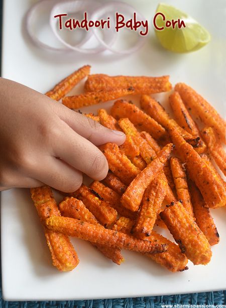 Baby Corn Recipe Indian, Corn In Oven, Crispy Baby Corn Recipe, Baby Corn Recipe, Veg Appetizers, Senses Preschool, Veg Snacks, Baby Corn, Indian Appetizers