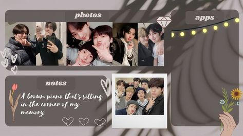 Enhypen OT7 desktop organizer wallpaper Destop Wallpaper, Desktop Organizer Wallpaper, Cool Kpop Wallpapers, Organizer Wallpaper, Pc Desktop Wallpaper, Diy Postcard, Bts Wallpaper Desktop, Enhypen Ot7, Wallpaper Notebook