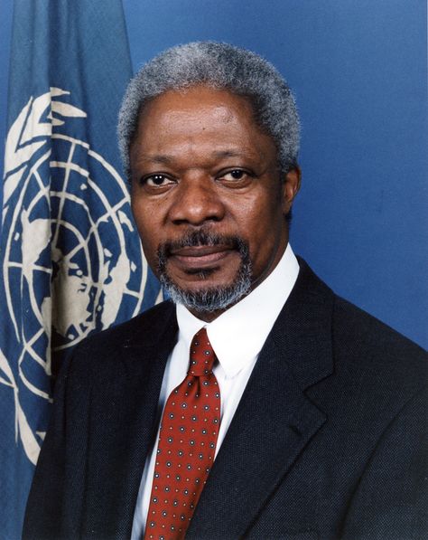 Kofi Annan at the U.N. Kofi Annan, Ilmu Ekonomi, All About Africa, Tahrir Square, Myths And Facts, Muslim World, Hermann Hesse, Nobel Peace Prize, People Of Interest