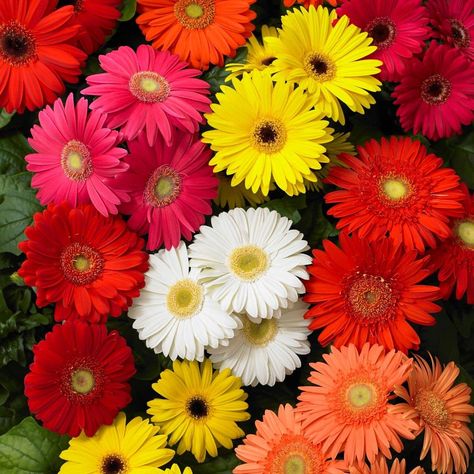 PRICES MAY VARY. BEAUTIFUL GARDEN - Add a splash of color to your garden with Gerbera Daisy Seed Mix, perfect for planting in flower beds, borders or outdoors in pots and containers. Efficient - Painted daisies will germinate in 7-28 days when soil temperatures are 60-75°F. Plant plants 1/16 inch deep and 12 inches apart in a sunny area. Germinate quickly - just place them in a warm, moist environment, such as a greenhouse, and transplant into moist, sunny soil. Water regularly and fertilize whe Gerbera Daisy Seeds, Large Patio Planters, Gerbera Jamesonii, Flower Identification, Gerber Daisy, Gerber Daisies, Gerbera Daisy, How To Attract Hummingbirds, Blue Daisy