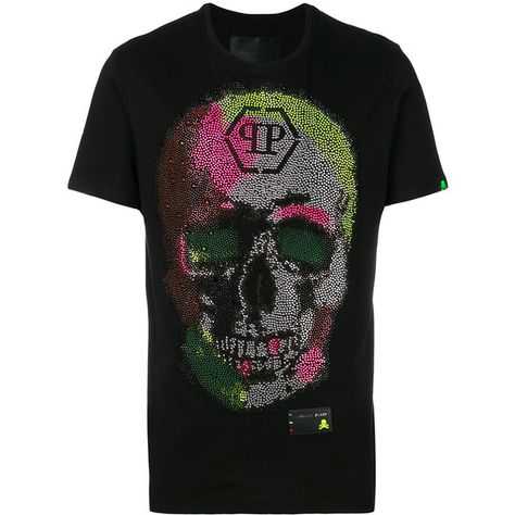 Versace T Shirt Men, Skull T Shirts, Philip Plein, Mens Polo T Shirts, Versace T Shirt, Patterned Shirts, Cotton T Shirts, Types Of T Shirts, Mens Graphic T