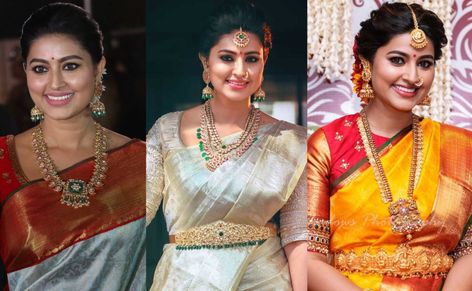 From South Indian industry, a major jewellery trend setter happens to be Sneha Prasanna with her jewellery ranging from polkis to emeralds. Sneha Prasanna Jewellery, Sneha Prasanna, Actress Sneha, Tejaswi Prakash, Latest Designer Sarees, Sanaya Irani, White Saree, Bangles Making, Antique Gold Jewelry