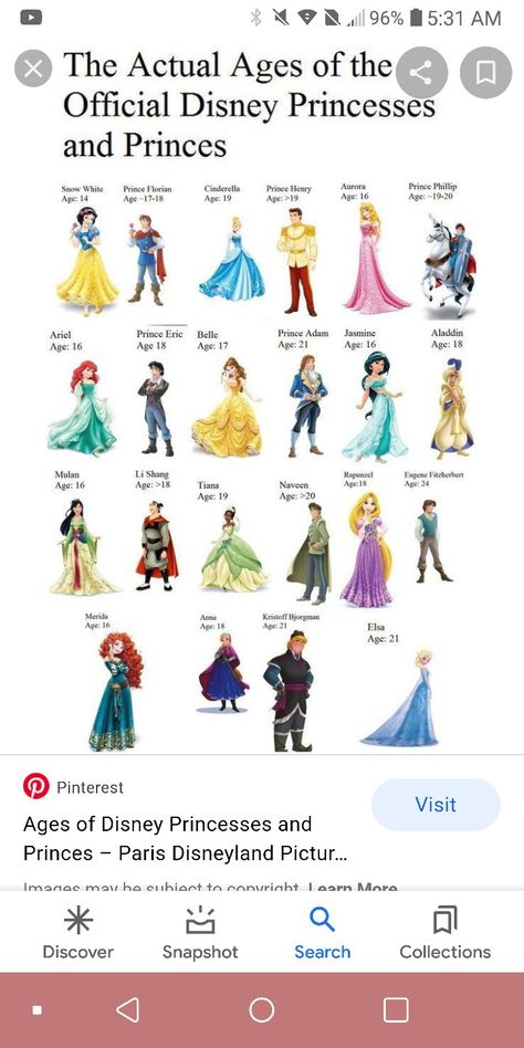 Prince Henry Disney, Disney Princess With Prince, Princess With Prince, Princes Aurora, Disney Princess Ages, Prince Eric And Ariel, Snow White Prince, Li Shang, Tiana And Naveen