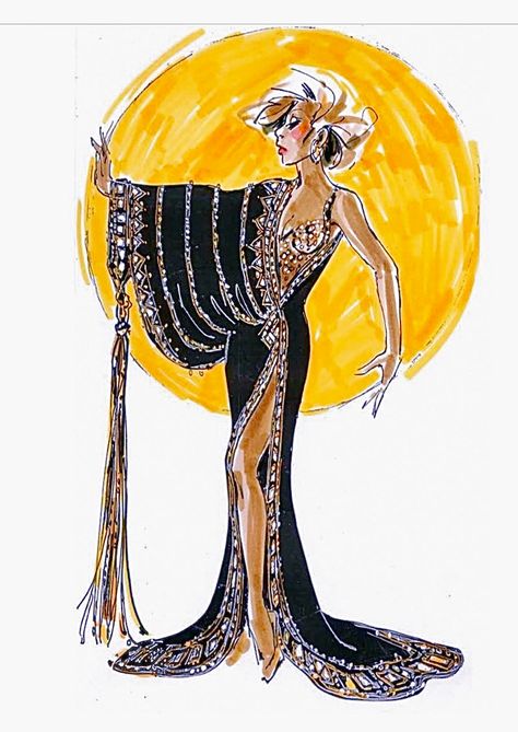 Tina Turner Bob Mackie, Victor Wallpaper, Bob Mackie Sketches, Theatre Costume Design, Scifi Design, Barbie Convention, Drag Queen Costumes, Designer Sketches, Goth Prom