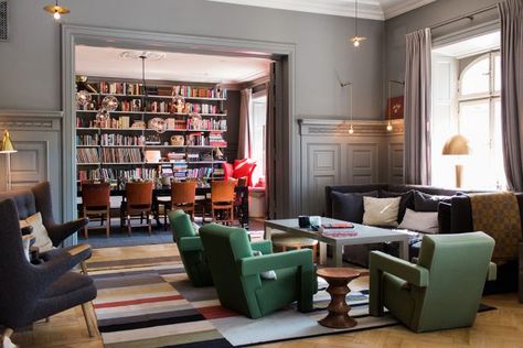 Both prior to and after our return from Stockholm this spring, we were asked the same question by friends and family over and over – “why … Library Living Room, Condo Living Room, Ett Hem, The Home Edit, Classic Interior Design, London Apartment, Condo Living, Dining Living Room, Australian Homes