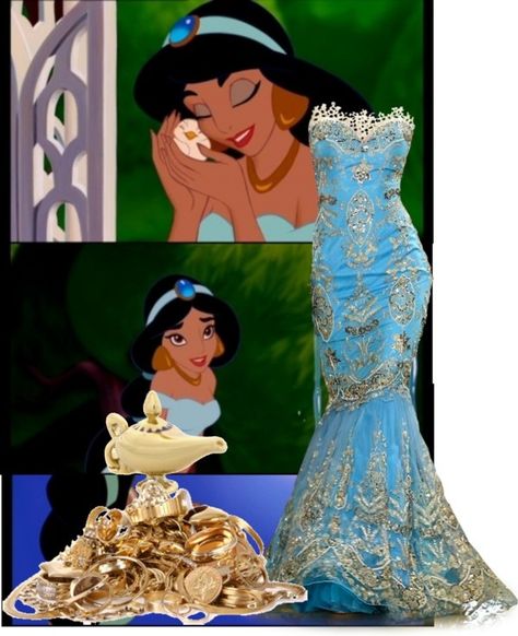 Princess Jasmine Inspired Outfit. by mrsprincetonperez ? liked onPolyvore. Princess Jasmine Wedding, Aladdin Wedding Theme, Aladdin Wedding, Disney Princess Dress, Quinceanera Themes Dresses, Jasmine Wedding, Disney Princess Outfits, Disney Inspired Fashion, Disney Inspired Outfits