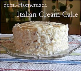 The Domestic Curator: Semi-Homemade Italian Cream Cake Italian Cream Cheese Cake, Cream Cheese Cake Recipes, Italian Cream Cake Recipe, Everyday Cakes, Box Cake Recipes, Fabulous Desserts, Box Cakes, Boxed Cake Mixes Recipes, French Cream